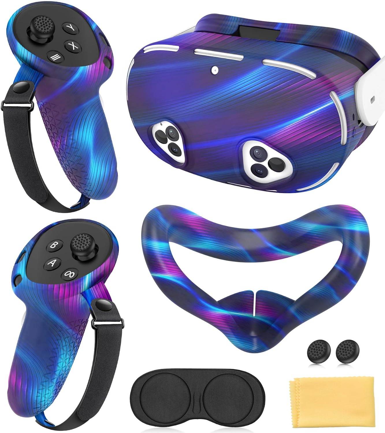 Silicone Cover Set for Meta Quest 3S - Ultimate Protection