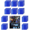 Blue Reflective Stickers 4 in X 4 in - High Visibility Industrial