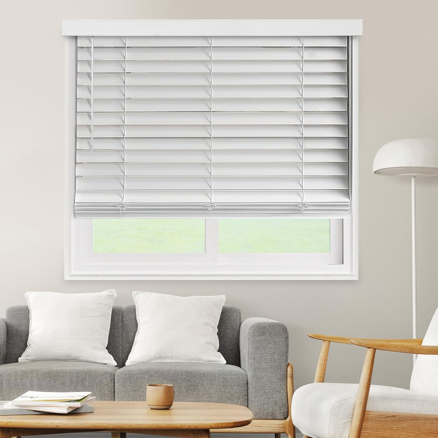 CHICOLOGY Faux Wood Blinds for Elegant Window Treatments