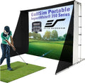 Portable ImpactWhite Golf Simulator Screen