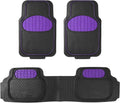 FH Group Car Floor Mats Heavy-Duty Rubber Full Set - Trimmable Fit