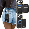 Magnetic Detachable Wallet Case for iPhone 16 Pro - Crossbody RFID