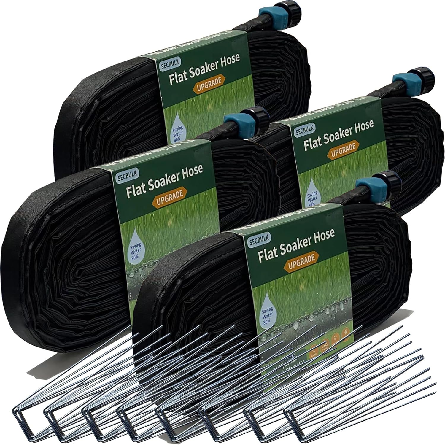 2025 Flat Soaker Hose 200 ft for Efficient Garden Irrigation