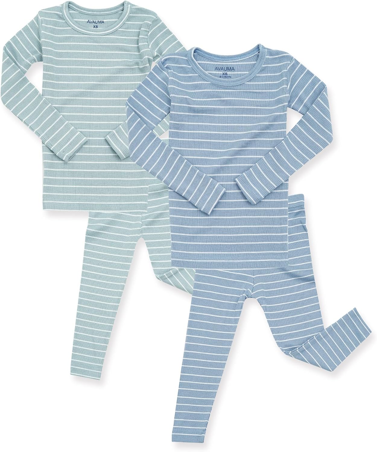 AVAUMA Stripe Pattern Baby Pajama Set for Comfort and Style