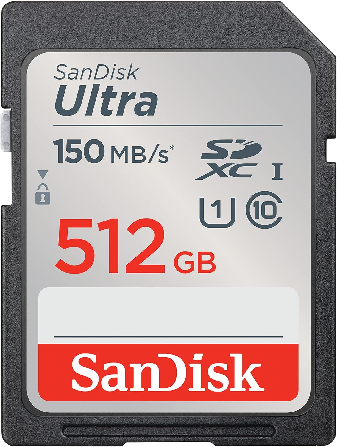 SanDisk 512GB Ultra SDXC Memory Card - Fast 150MB/s Speed