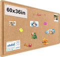 Large Bulletin Board Foldable 60x36 in Felt Board - Big Display & Easy