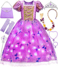 Princess Dresses for Girls Light Up Costume in Dreamy Purple - Ages