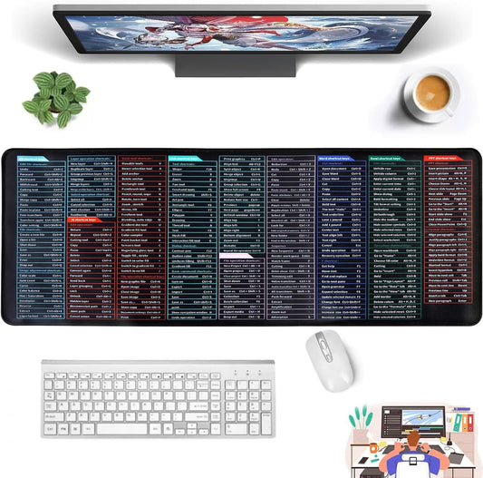 Anti-Slip Keyboard Pad with Office Shortcuts - Boost Efficiency!
