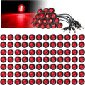 TMH 3/4 Inch Mini Red Light 3 LED for Trucks and Trailers