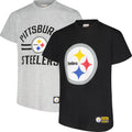 Ultra Game Youth NFL Official Super Soft 2 Pack T-Shirt Set