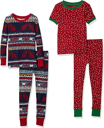Snug-Fit Cotton Pajama Sleepwear Sets for Babies and Toddlers