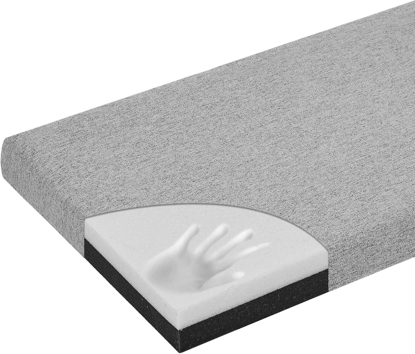 baibu 42 Inch Bench Cushion with Dual-Layer Memory Foam Design