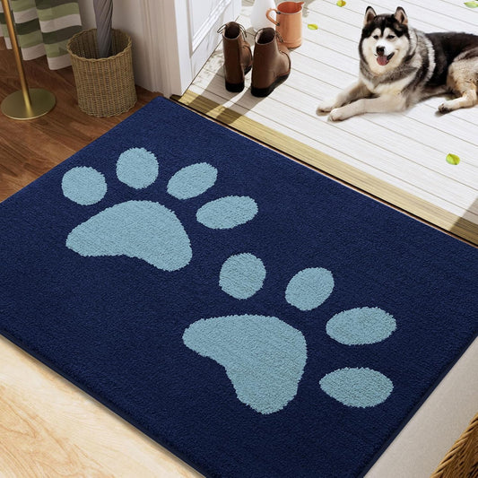 Buganda Dog Door Mat for Muddy Paws - Absorbent and Non-Slip