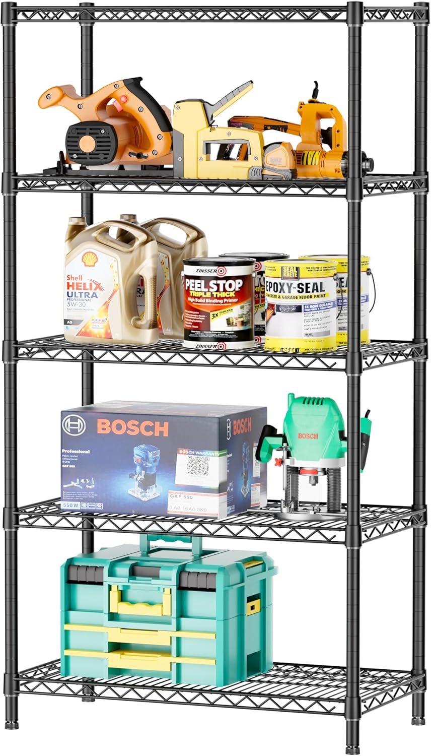 Heavy Duty Garage Shelving Unit for Home Organization Needs