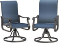 Patio Swivel Chairs Set of 2 for Outdoor Comfort and Style