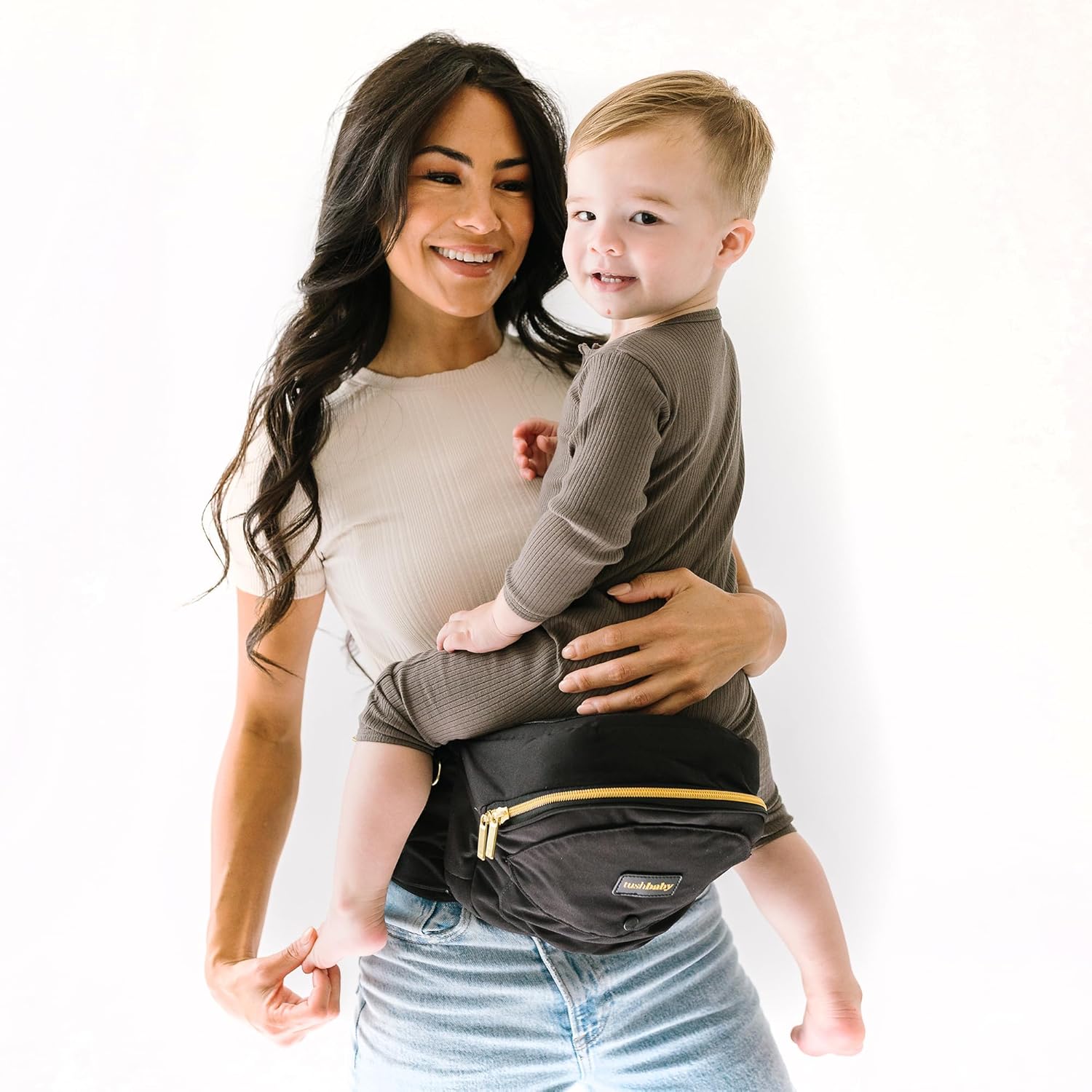 TushBaby Safety-Certified Hip Seat - Ergonomic Mom's Choice Award Winner