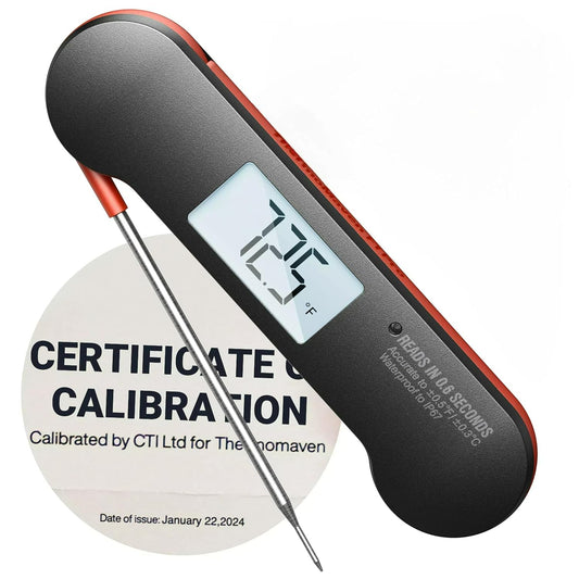 ThermoMaven: Fast 0.6 Sec Read, NIST Certified Accuracy, Waterproof - Grill, BBQ