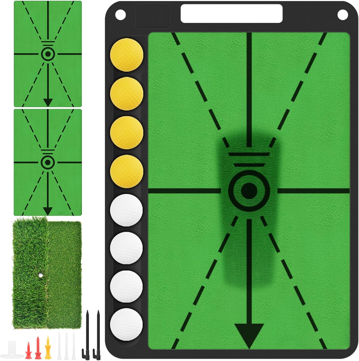 BROTOU Dual-Turf Golf Training Mat