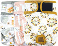 Langsprit Washable Female Dog Diapers (3 Pack) - LeakResistant Heat