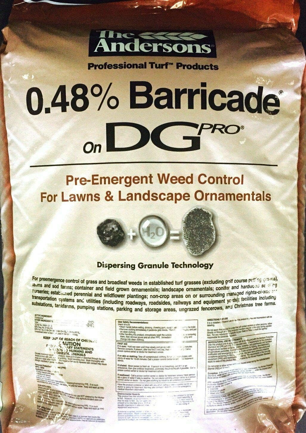 The Andersons Barricade 50 lb Bag for Effective Weed Control