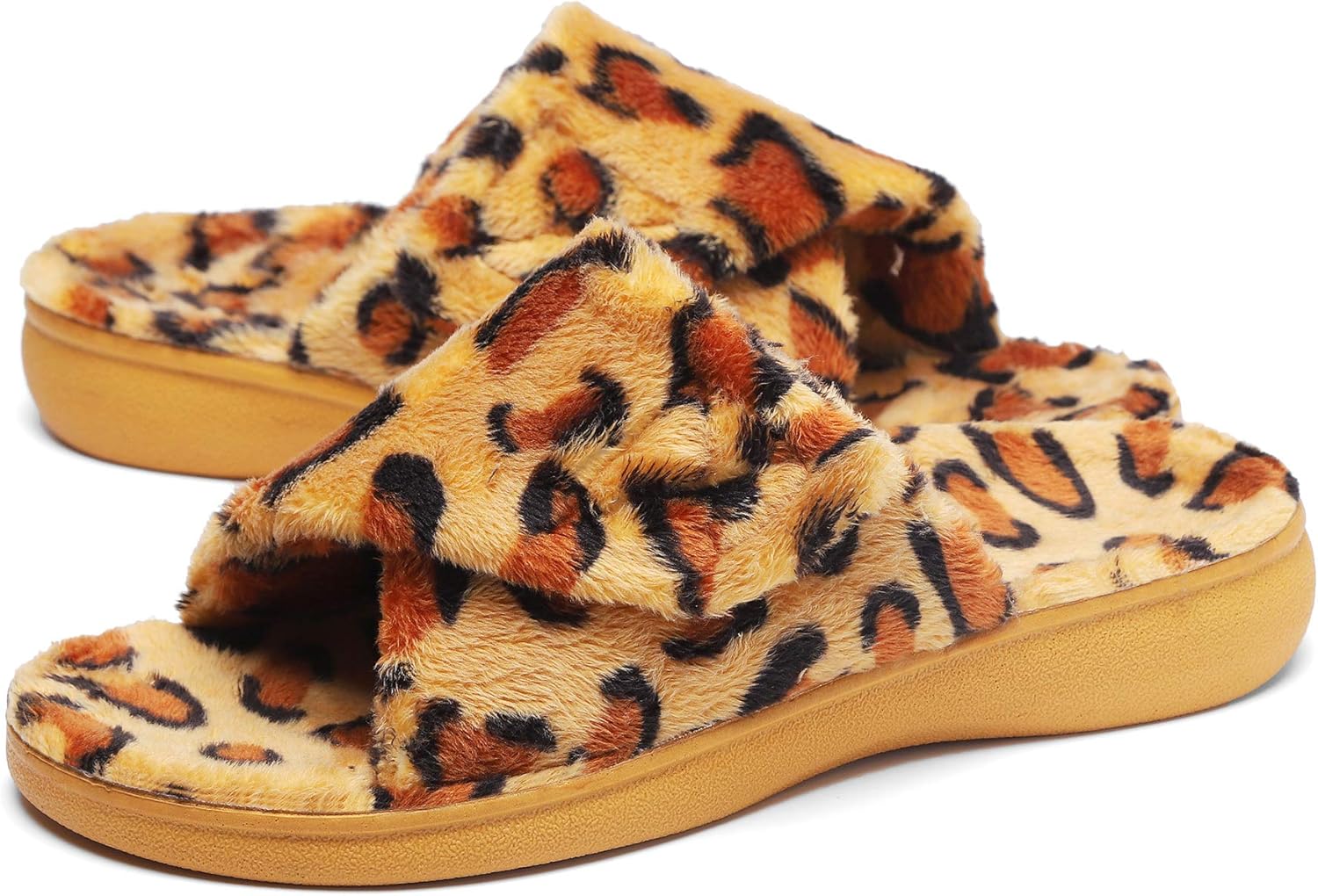 SOLLBEAM Women's Adjustable Slippers with Arch Support for Comfort