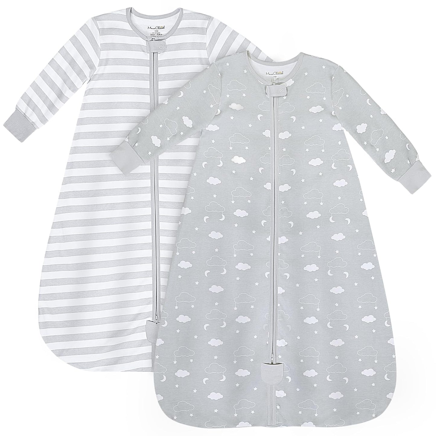 Mama Cheetah Baby Sleep Sack with Sleeves for Cozy Nights