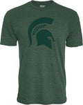 Michigan State Spartans Tri-Blend T-Shirt Vintage Icon - Comfortable