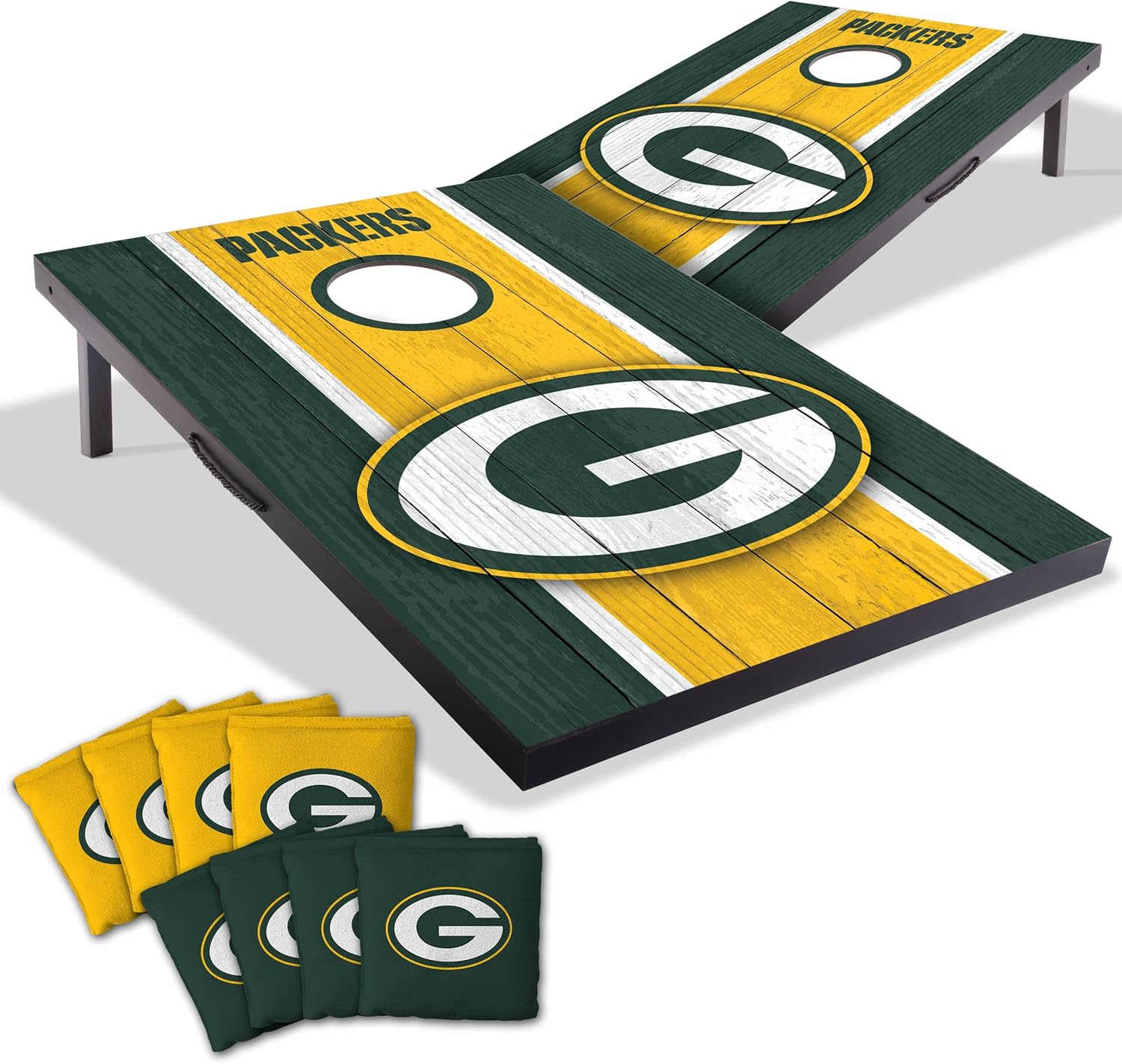 YouTheFan NFL Portable Cornhole Game with Logo Bags for Fun