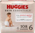Huggies Size 6 Diapers Skin Essentials - Gentle, Leak Protection