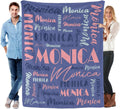Personalized Name Blanket Color 14 50 x 60 in - Soft Flannel Throw