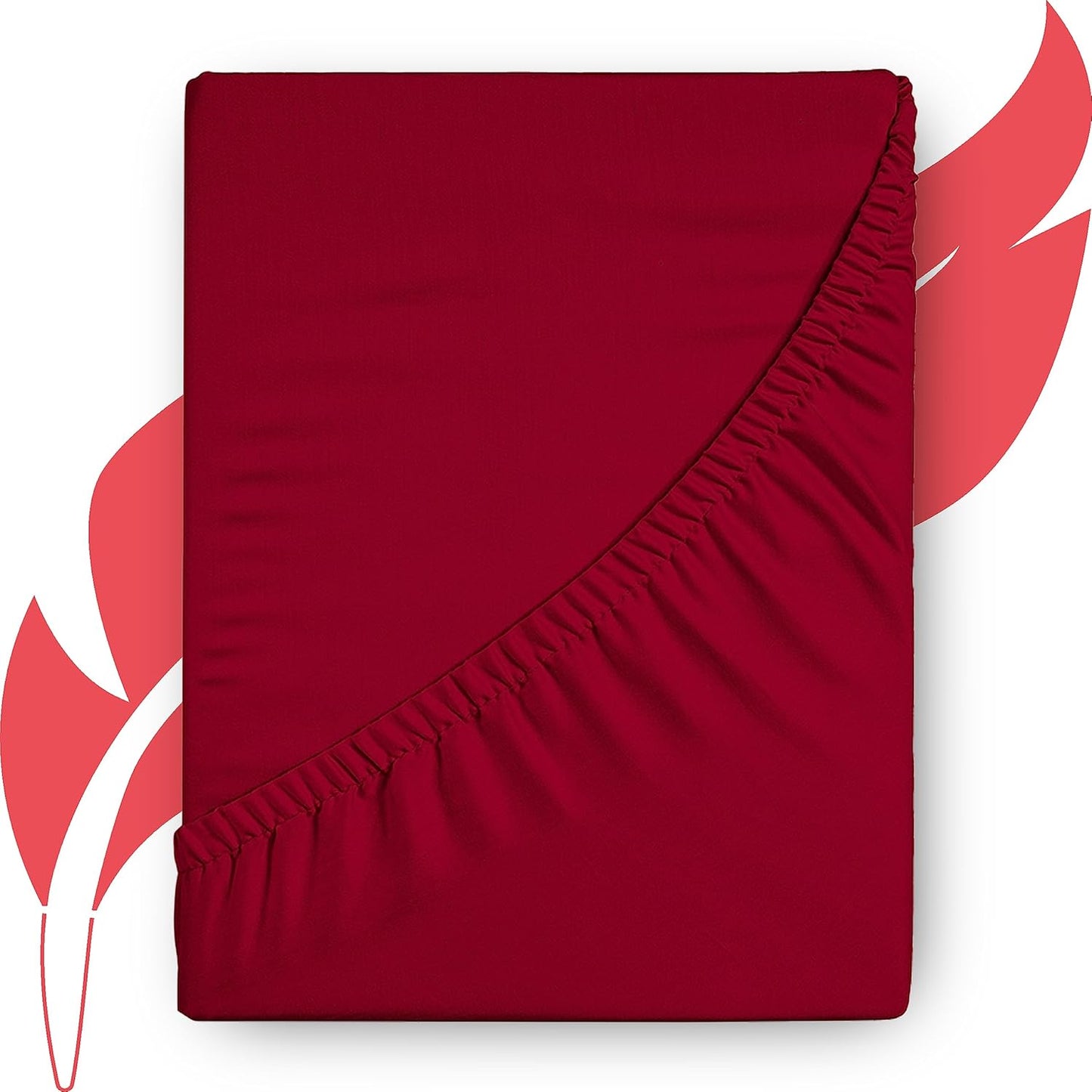 Luxury Egyptian Cotton Queen Fitted Sheet - 1000 Thread Count
