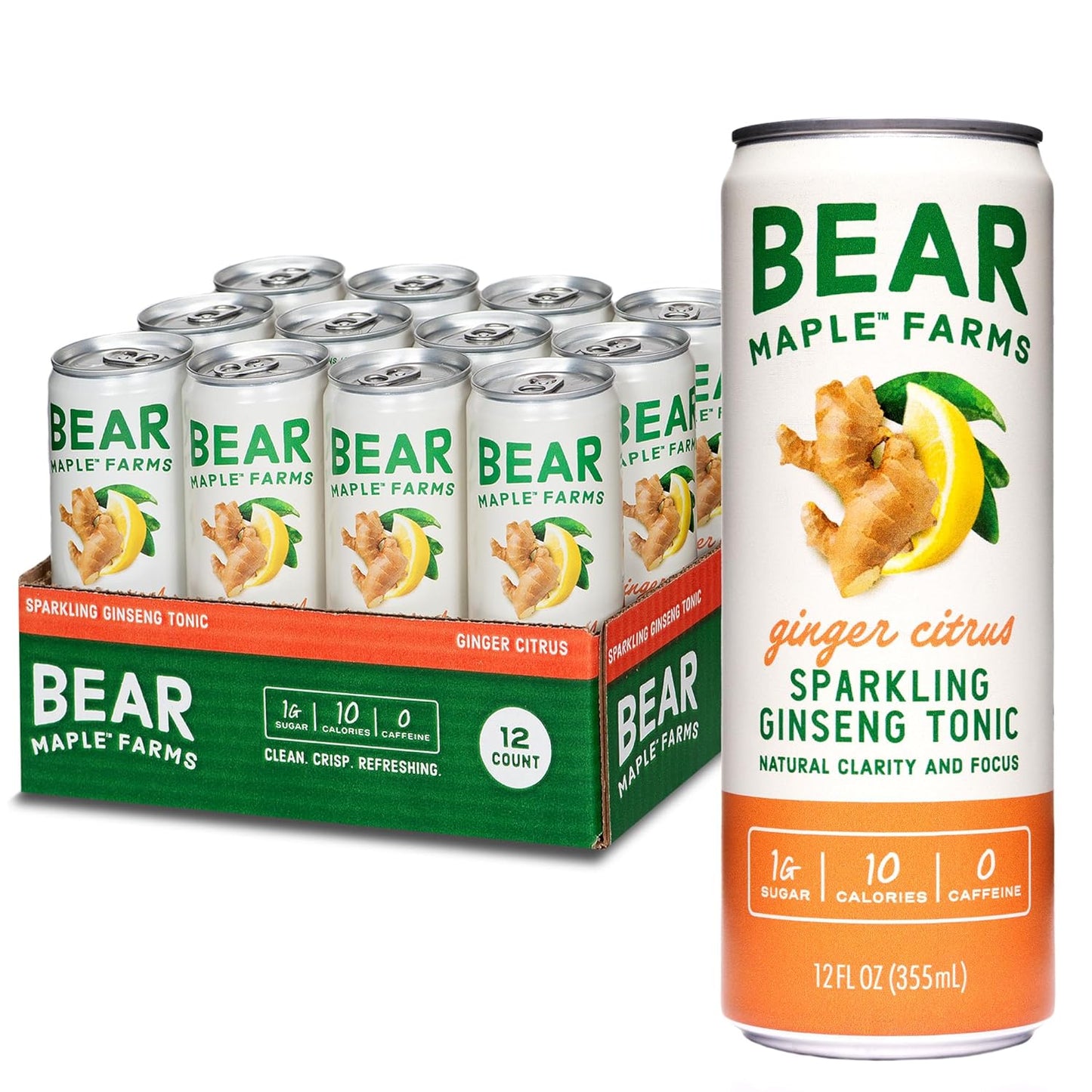 Bear Maple Farms Clean Soda for Natural Focus & Clarity