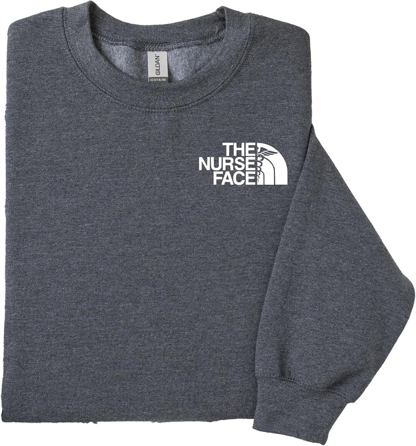 Nurse Face Graphic Sweatshirt - Cozy Unisex Pullover