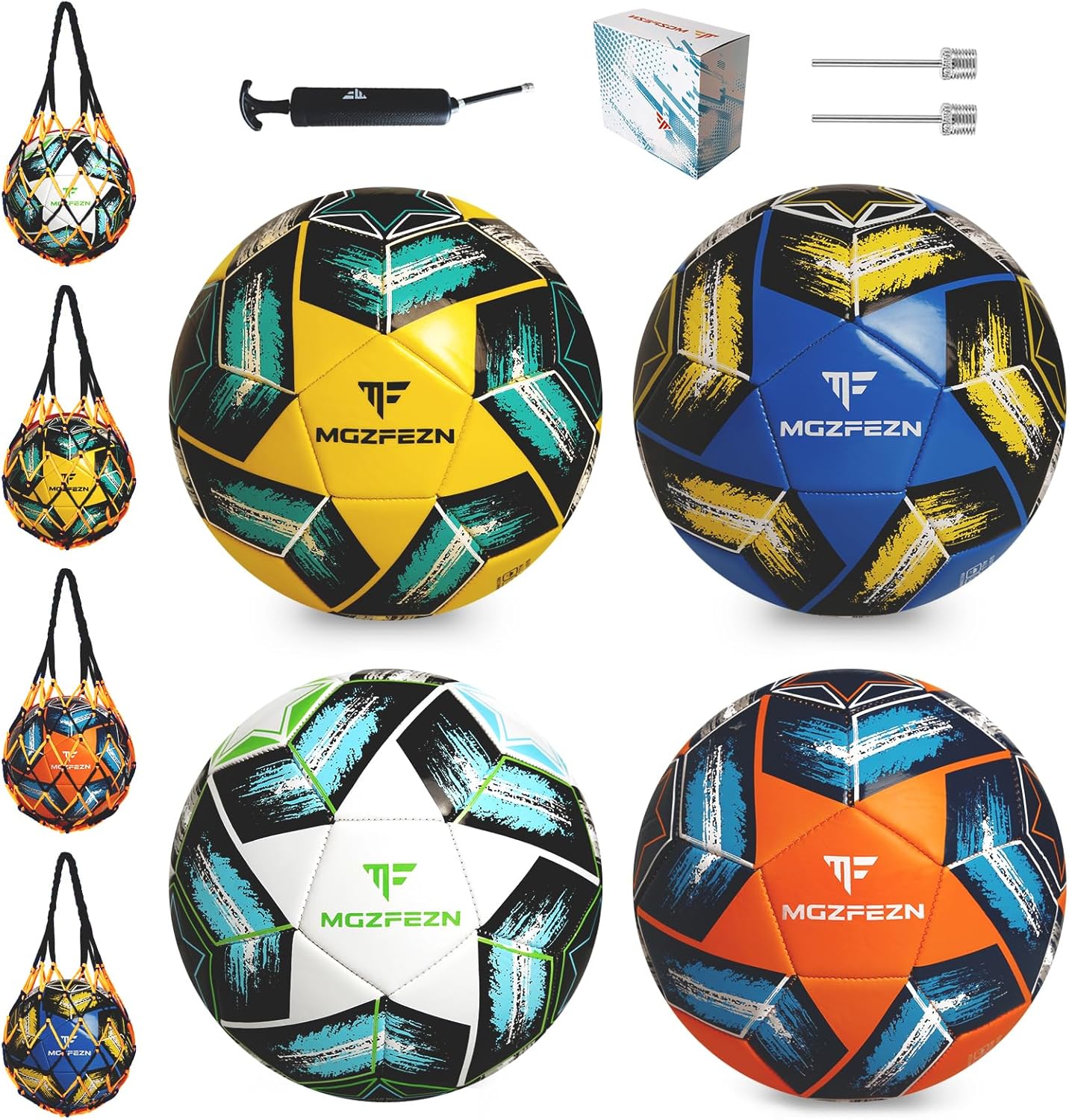 Soccer Ball Size 5 and Size 3 for Youth and Adults Training