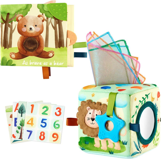 Montessori Crinkle Toy Set for 0-12 Months