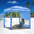 Grandekor 6 ft 6 in Beach Cabana - Portable UPF 50+ Cool Cabana