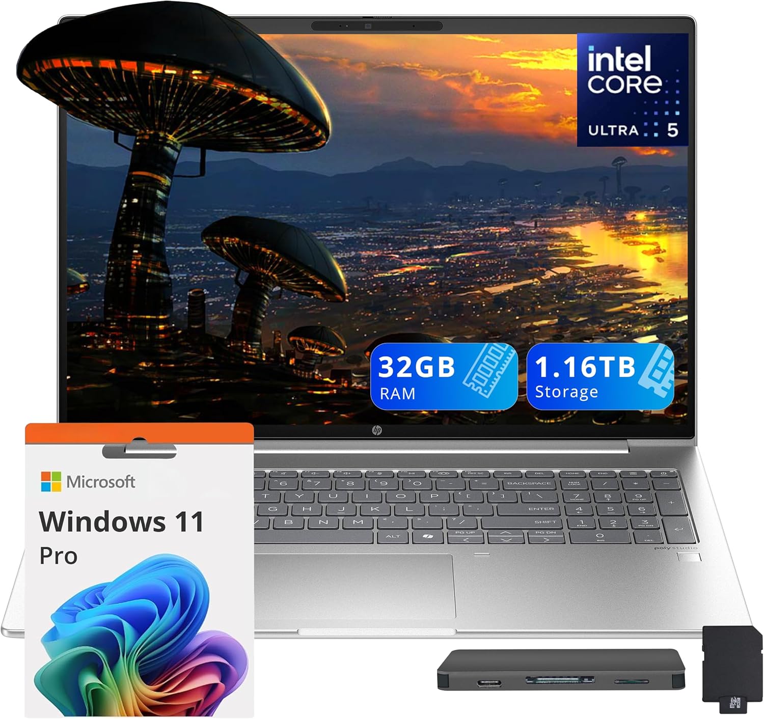 HP ProBook 460 G11 16in WUXGA Laptop with 32GB DDR5 RAM
