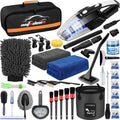 Car Cleaning Wash Kit 41Pcs with High Power Vacuum - Full Detailing