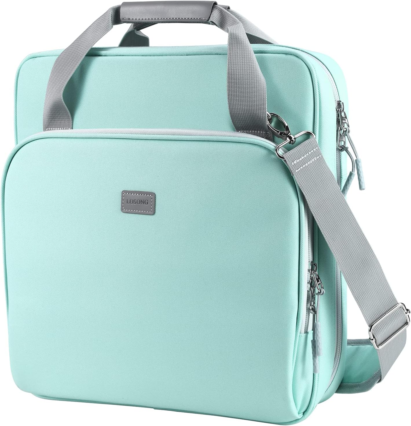 3 Ring Zipper Binder 2 Inch with Shoulder Strap for School