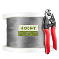 KALLDSY 400FT 1/8in T316 Stainless Steel Cable for DIY