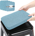 BUYUE Woven Fabric Magnetic Bar Stool Cushions Set of 4 - Comfortable