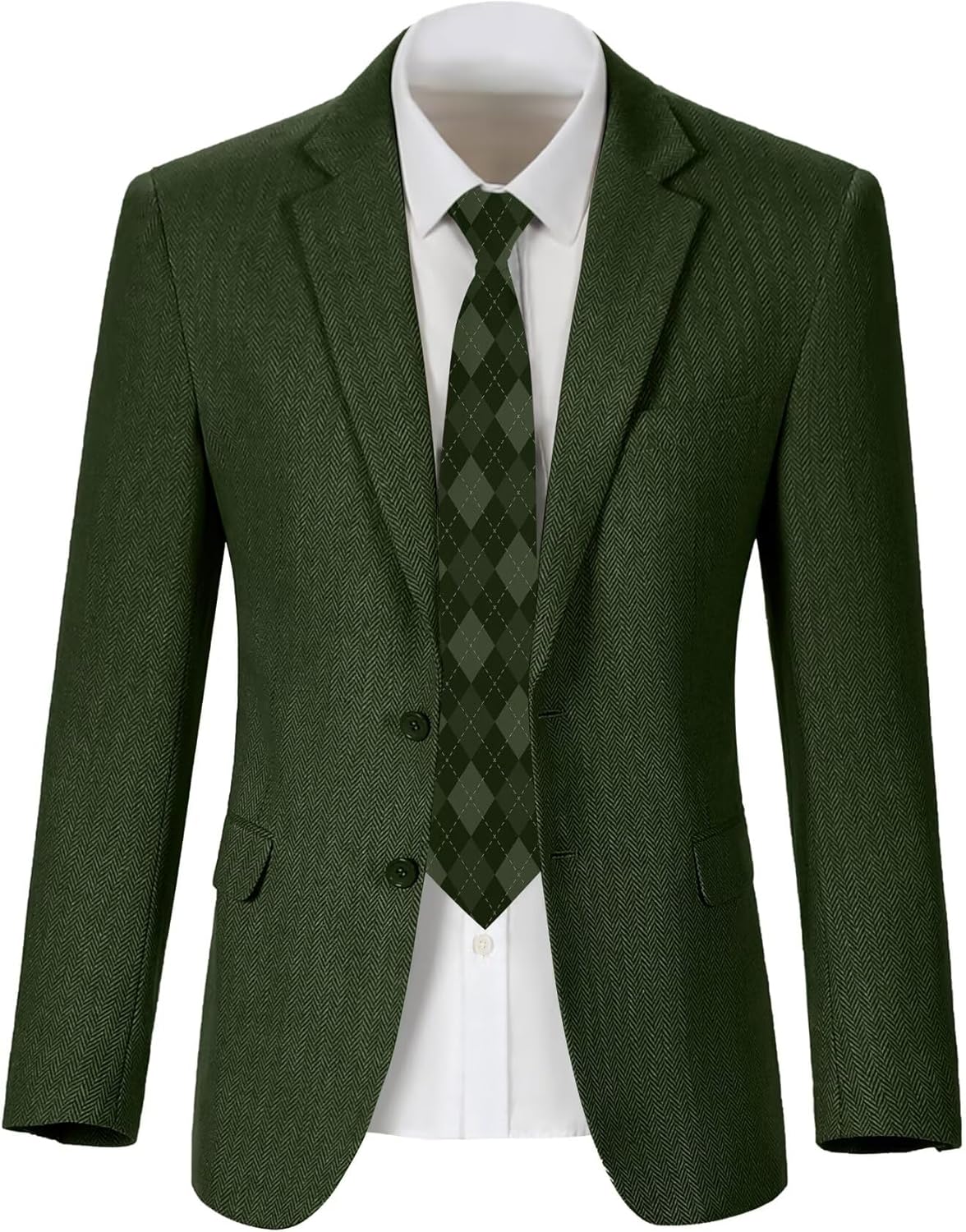 Kids Blazers for Boys Suit Blazer Tweed Herringbone Retro Tuxedo