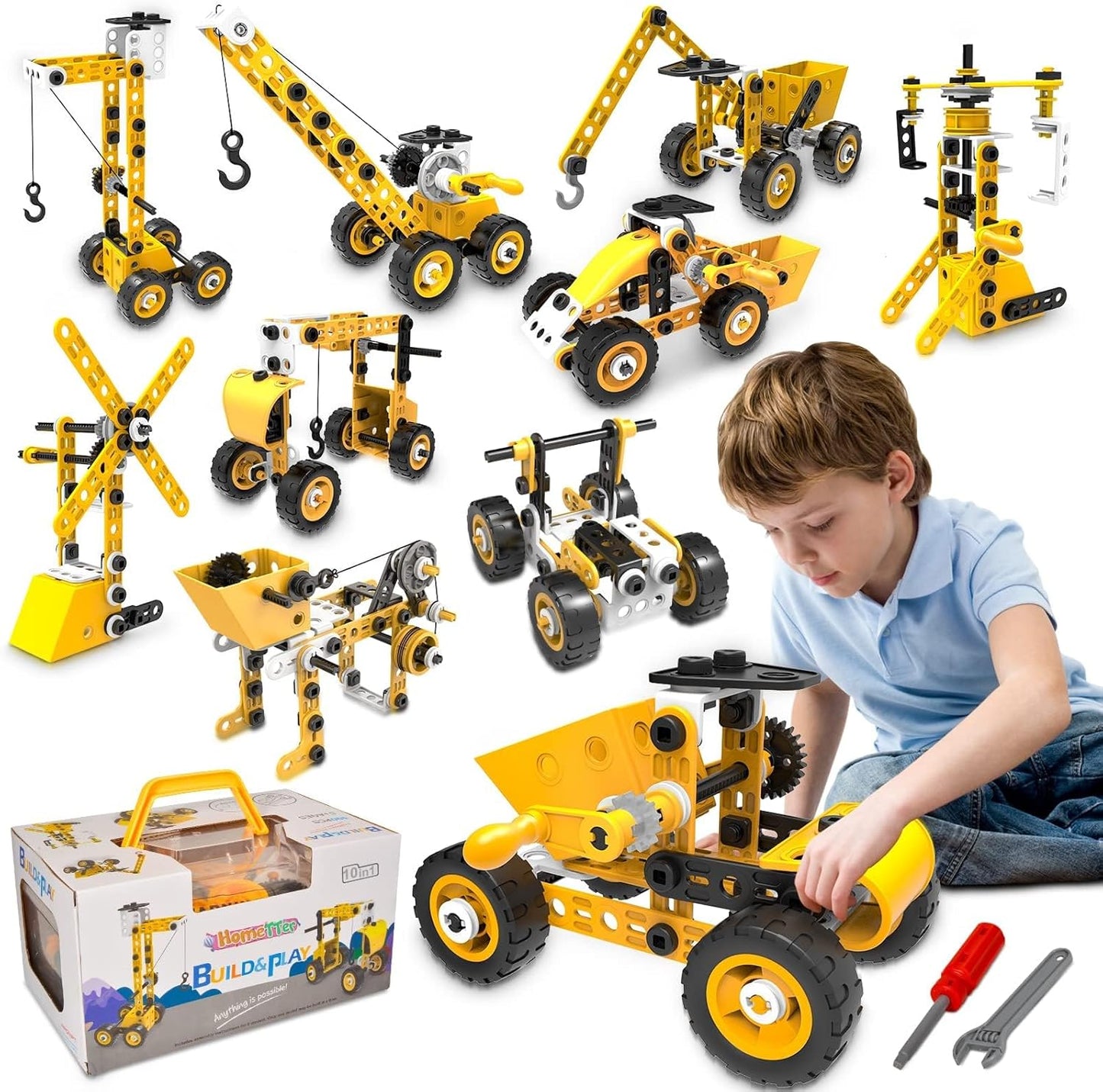 HOMETTER STEM Construction Set: Fun Learning for Kids