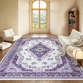 HOMORE Purple Area Rug 5x7 for Living Room and Bedroom Use