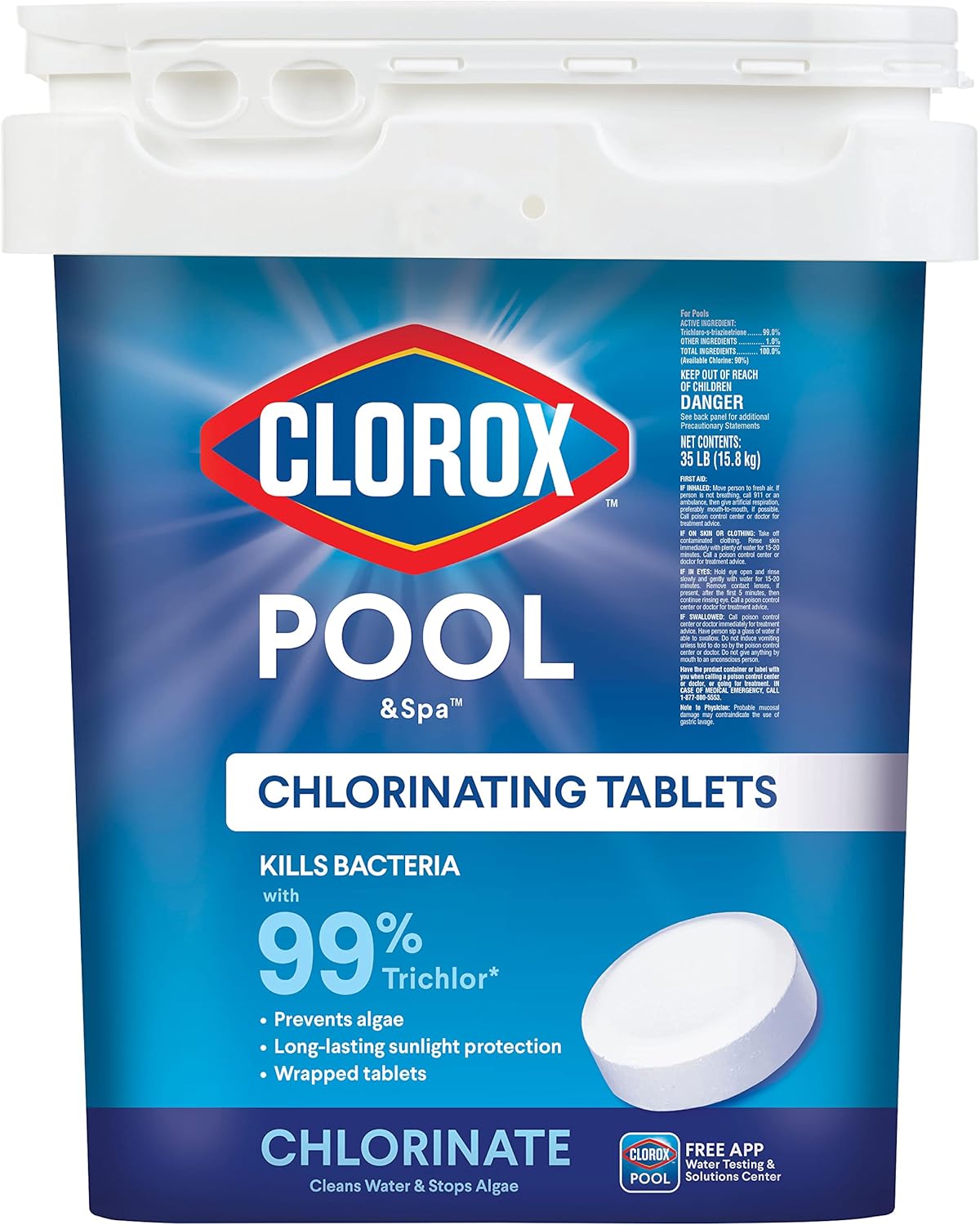CLOROX Pool&Spa Active99 3 Chlorinating Tablets for Pools
