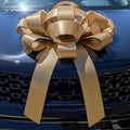 Car Bow Big Gold Car Bow 30 in - Jumbo 47 in Statement Bow