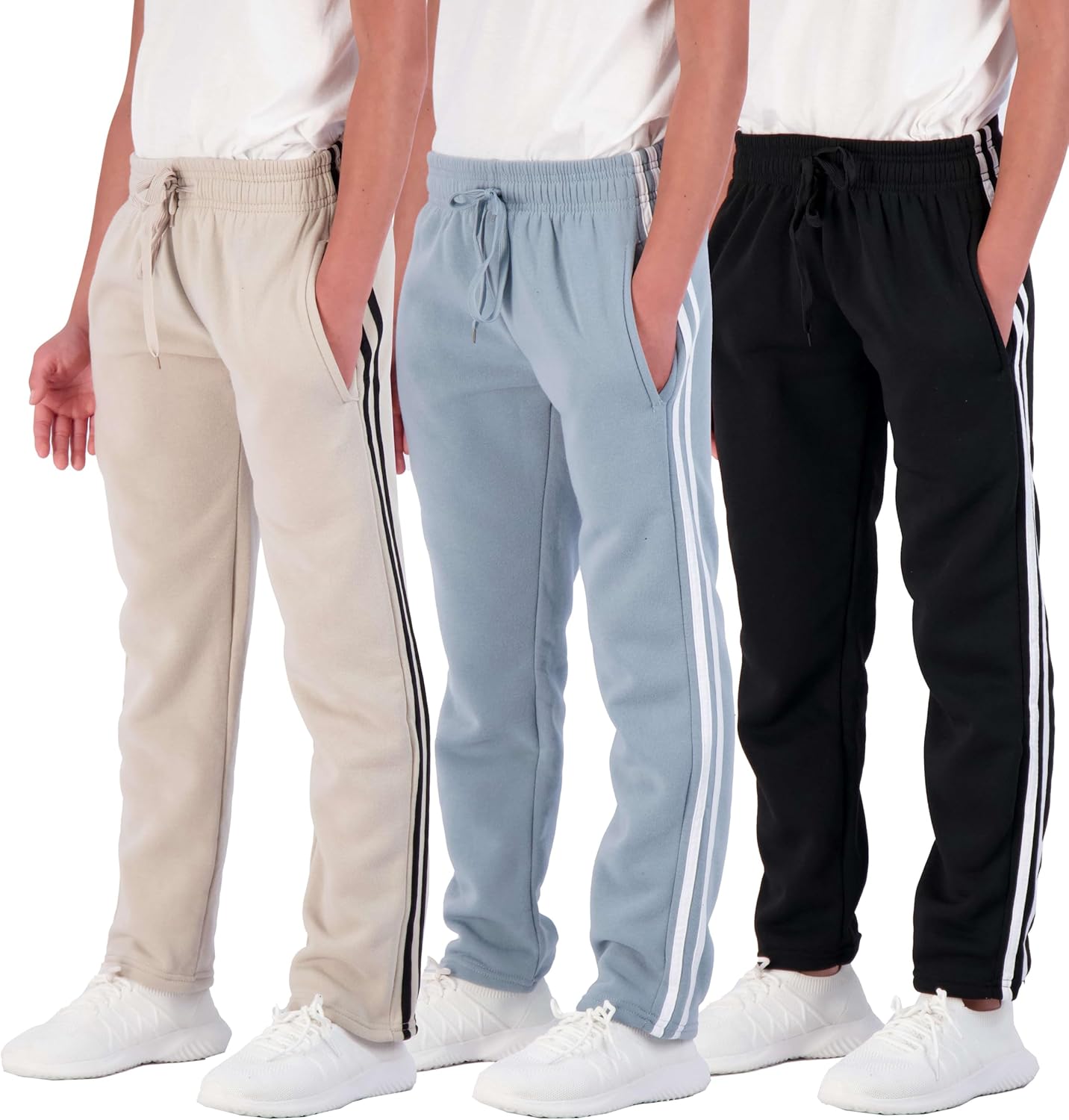 Boys' Tech Fleece Open Bottom Sweatpants with Pockets Review
