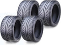 ROADGUIDER 205/30-12 Golf Cart ATV Tires - Stable Low Profile Ride