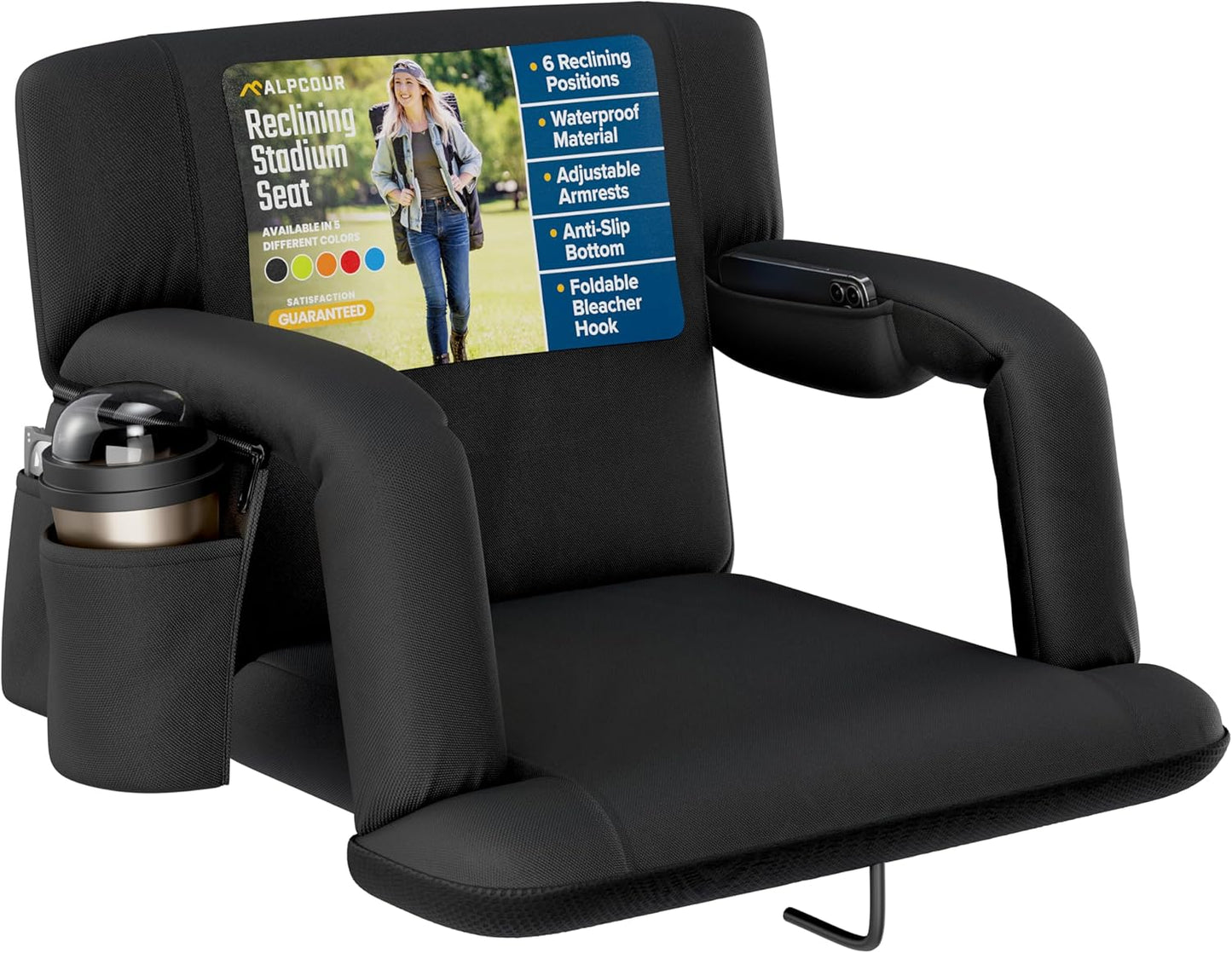 Alpcour Stadium Seats with Back Support for Ultimate Comfort