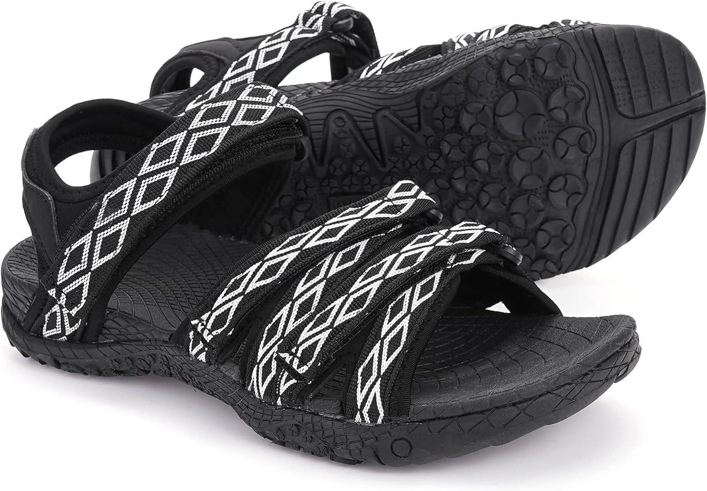 WHITIN Womens Hiking Sandals with Arch Support for Adventure